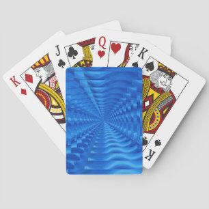 Baraja De Cartas Tarjetas de juego Blue Concentration Squares