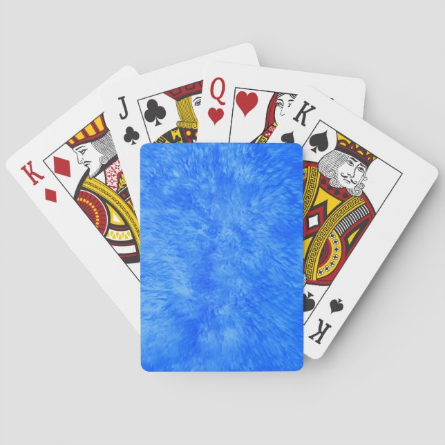 Baraja De Cartas Tarjetas de juego Blue Fur Frenzy (Reverso)