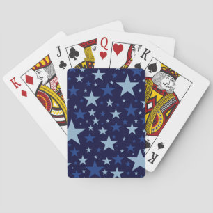 Baraja De Cartas Tarjetas de juego Blue Stars