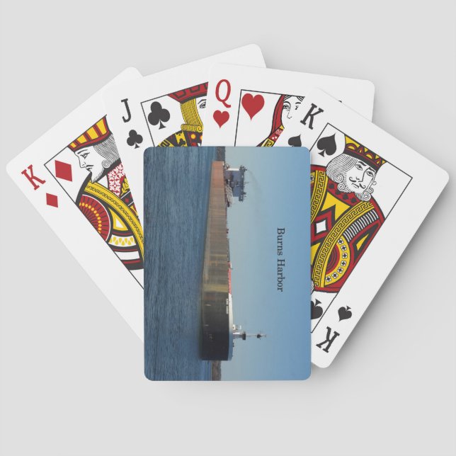 Baraja De Cartas Tarjetas de juego Burns Harbour (Reverso)