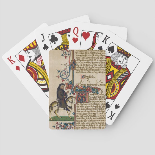 Baraja De Cartas Tarjetas de juego Canterbury Tales (Reverso)