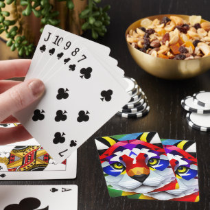 Baraja De Cartas Tarjetas de juego Cat White Poker de Alexander