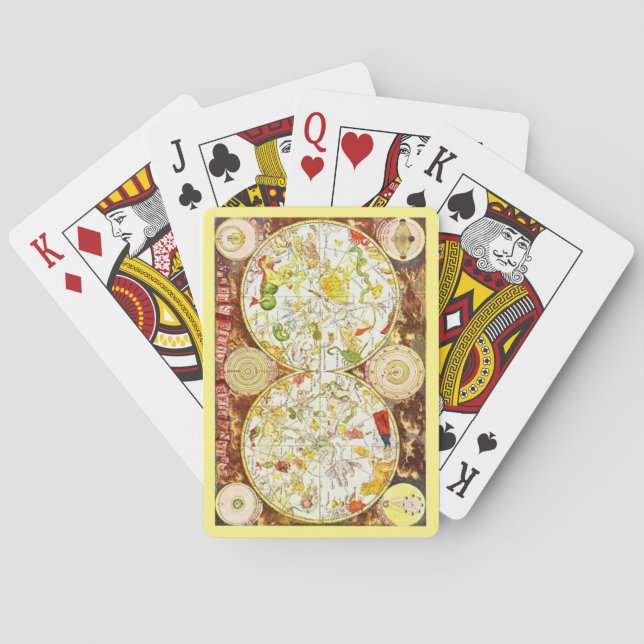 Baraja De Cartas Tarjetas de juego CELESTIAL MAP (Reverso)