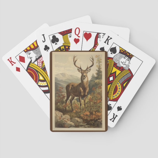 Baraja De Cartas Tarjetas de juego clásicas Buck Elegantes (Reverso)