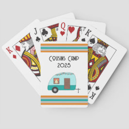 Baraja De Cartas Tarjetas de juego clásicas Cousins Camp Retro Camp