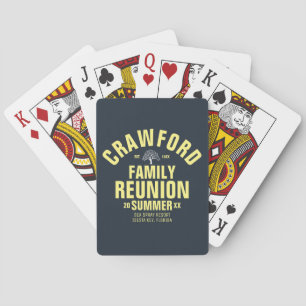 Baraja De Cartas Tarjetas de juego clásicas de Reunión Familiar Per