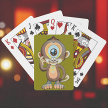 tarjetas de juego clásicas monkey