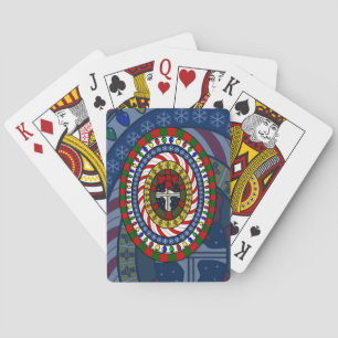 Baraja De Cartas Tarjetas de juego clásicas para Navidades de juego