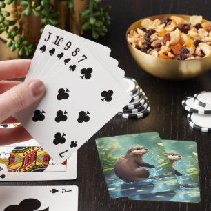 Baraja De Cartas Tarjetas de juego clásicas para osos naturales