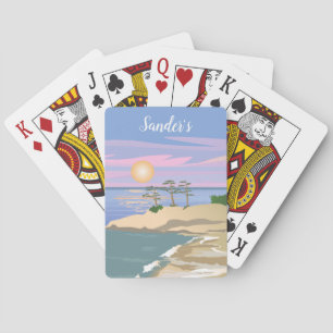 Baraja De Cartas Tarjetas de juego clásicas personalizadas Beachand