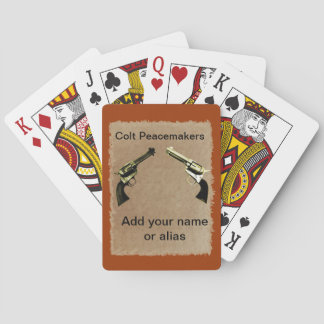 Baraja De Cartas Tarjetas de juego Colt Peacemakers