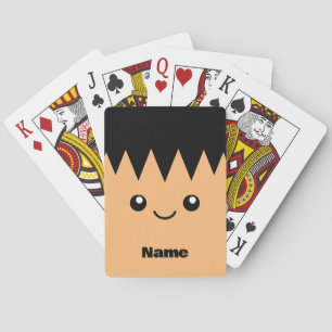 Baraja De Cartas Tarjetas de juego con caras de dibujos animados ka