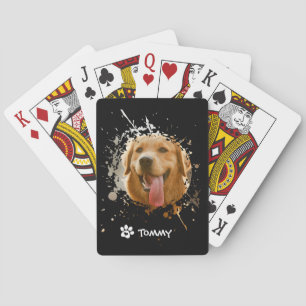 Baraja De Cartas Tarjetas de juego con foto de mascota personalizad