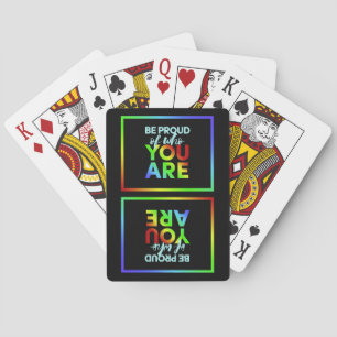 Baraja De Cartas Tarjetas de juego con orgullo