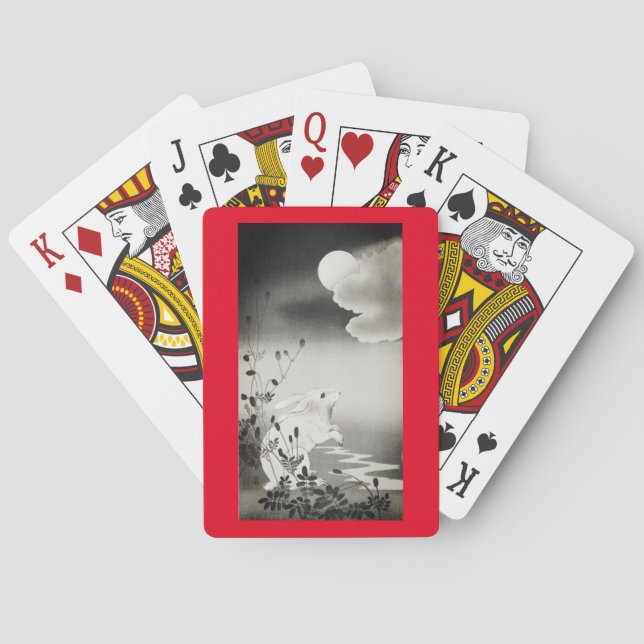 BARAJA DE CARTAS TARJETAS DE JUEGO CONEXIÓN Y LUNA JAPONESA (Reverso)