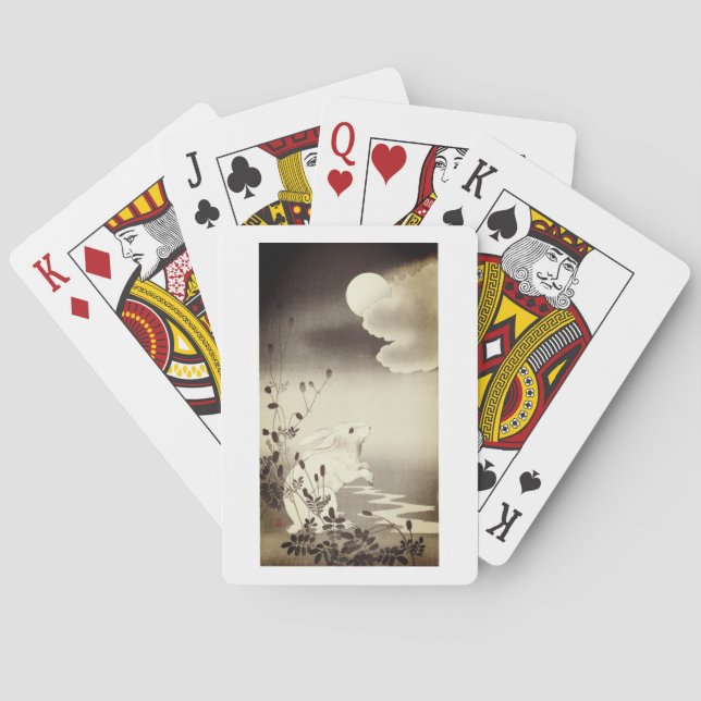 BARAJA DE CARTAS TARJETAS DE JUEGO CONEXIÓN Y LUNA JAPONESA (Reverso)