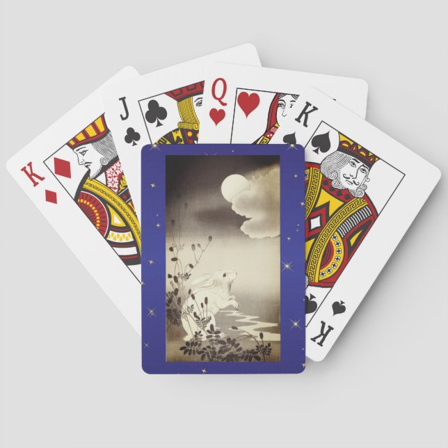 BARAJA DE CARTAS TARJETAS DE JUEGO CONEXIÓN Y LUNA JAPONESA (Reverso)