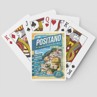 BARAJA DE CARTAS TARJETAS DE JUEGO COSTERO POSITANO AMALFI