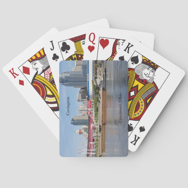 Baraja De Cartas Tarjetas de juego Covington & Barges (Reverso)