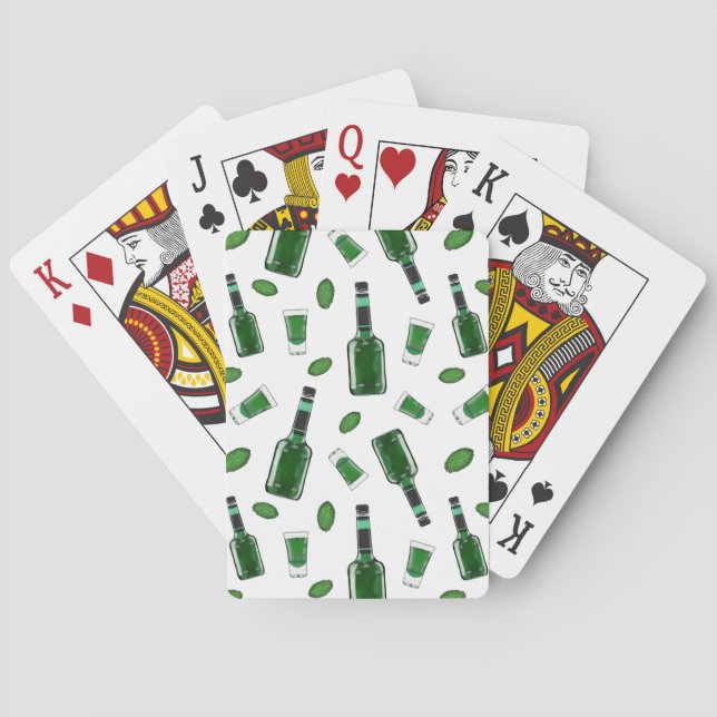 Baraja De Cartas Tarjetas de juego Creme de Menthe (Reverso)