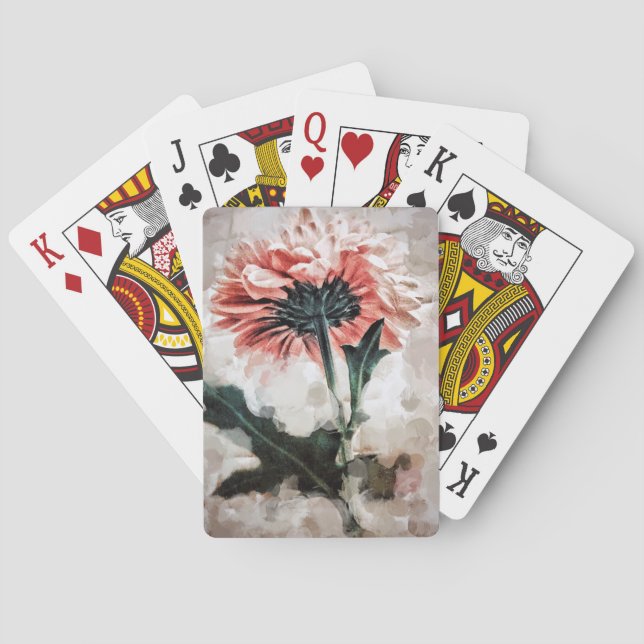 Baraja De Cartas Tarjetas de juego Dahlia Classic flotantes (Reverso)