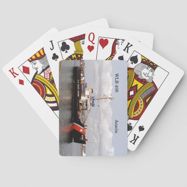 Baraja De Cartas Tarjetas de juego de Acacia WLB 406 (Reverso)