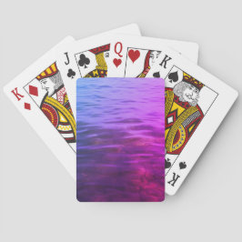 Baraja De Cartas Tarjetas de juego de agua rosa