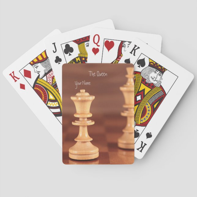 Baraja De Cartas Tarjetas de juego de ajedrez (Reverso)