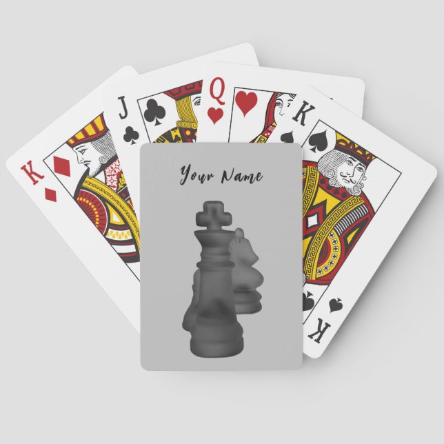 Baraja De Cartas Tarjetas de juego de ajedrez (Reverso)