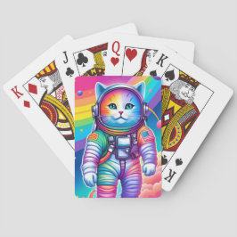 Baraja De Cartas Tarjetas de juego de astro-gato