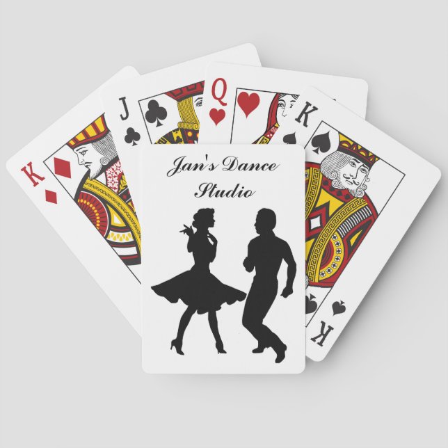 BARAJA DE CARTAS TARJETAS DE JUEGO DE BAILE (Reverso)
