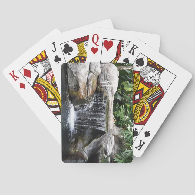 Baraja De Cartas Tarjetas de juego de cascada (Reverso)