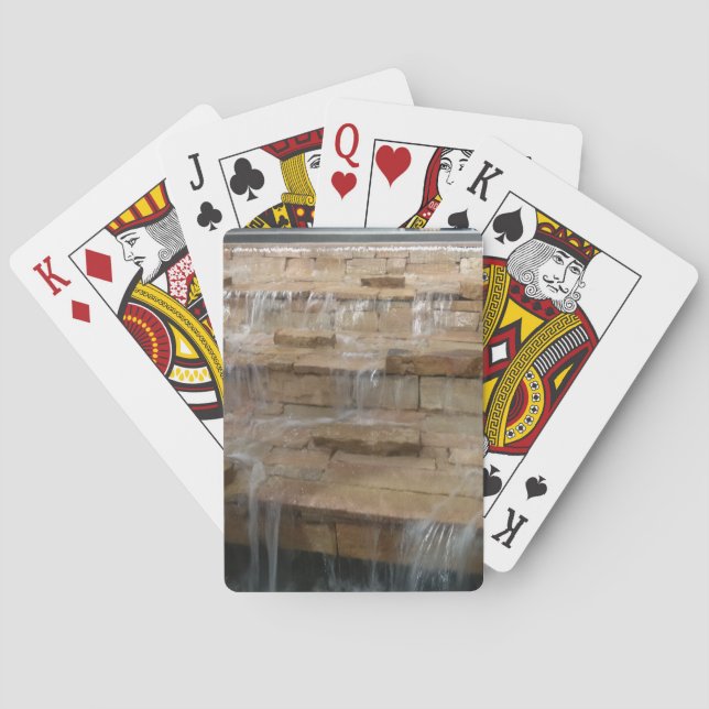 Baraja De Cartas Tarjetas de juego de cascada (Reverso)