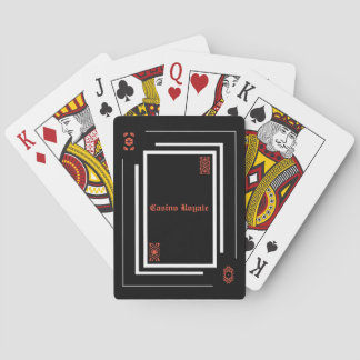 Baraja De Cartas Tarjetas de juego de Casino Royale