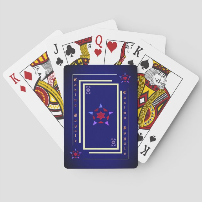 Baraja De Cartas Tarjetas de juego de Casino Royale (Reverso)