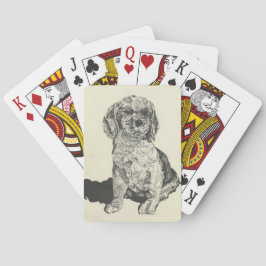 Baraja De Cartas Tarjetas de juego de Cocker Spaniel Poker