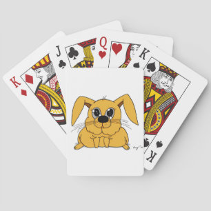Baraja De Cartas Tarjetas de juego de conejito con grasa
