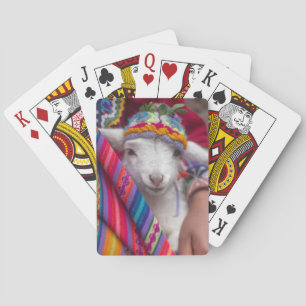 Baraja De Cartas Tarjetas de juego de cordero bebé lindo animal ove