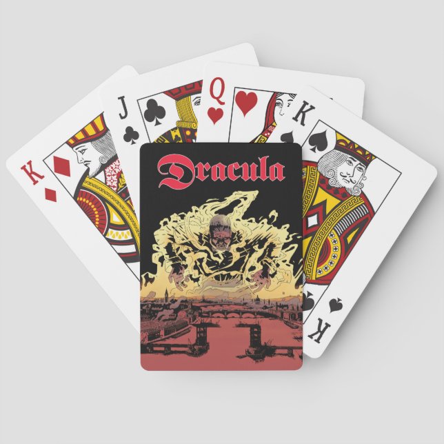 Baraja De Cartas Tarjetas de juego de diseño Dracula V2 (Reverso)