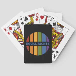 Baraja De Cartas Tarjetas de juego de Equal Rights