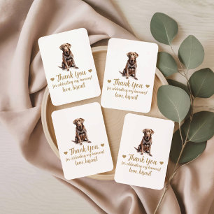 Baraja De Cartas Tarjetas de juego de favor de boda de perro