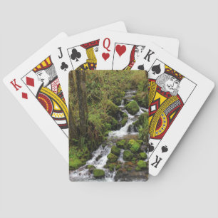 Baraja De Cartas Tarjetas de juego de fotos de cascada