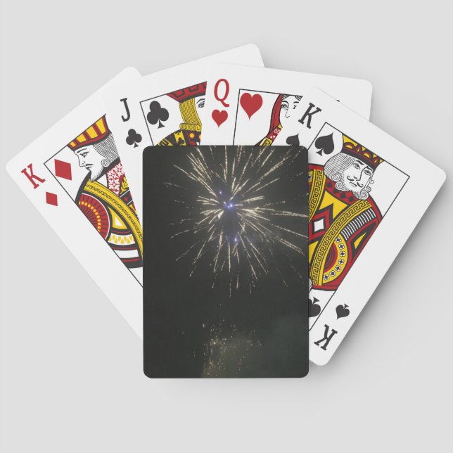 Baraja De Cartas Tarjetas de juego de fuegos artificiales (Reverso)