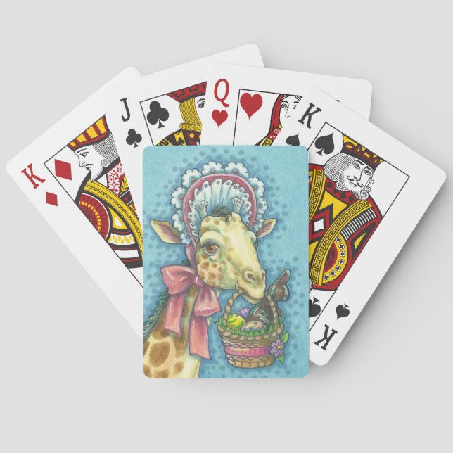 Baraja De Cartas TARJETAS DE JUEGO DE GIRAFFE MÁS FÁCIL PÓquer (Reverso)