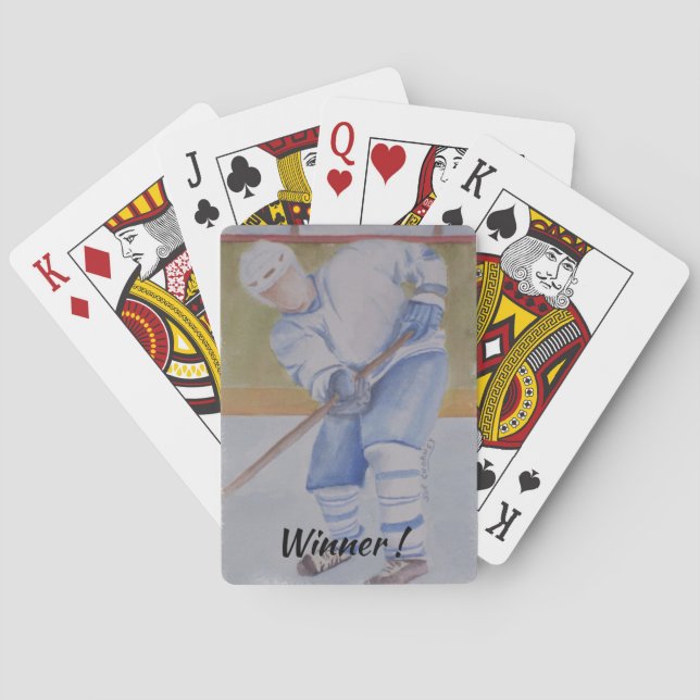 BARAJA DE CARTAS TARJETAS DE JUEGO DE HOCKEY (Reverso)