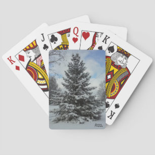 Baraja De Cartas Tarjetas de juego de invierno