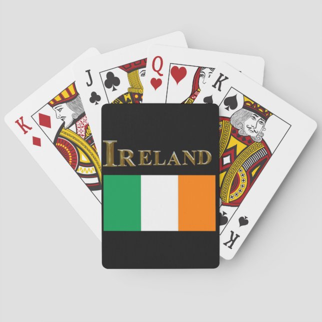 BARAJA DE CARTAS TARJETAS DE JUEGO DE IRLANDA (Reverso)
