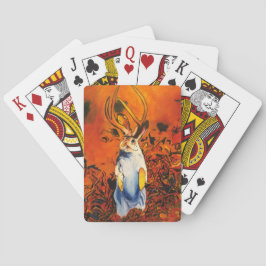 Baraja De Cartas Tarjetas de juego de Jackalope