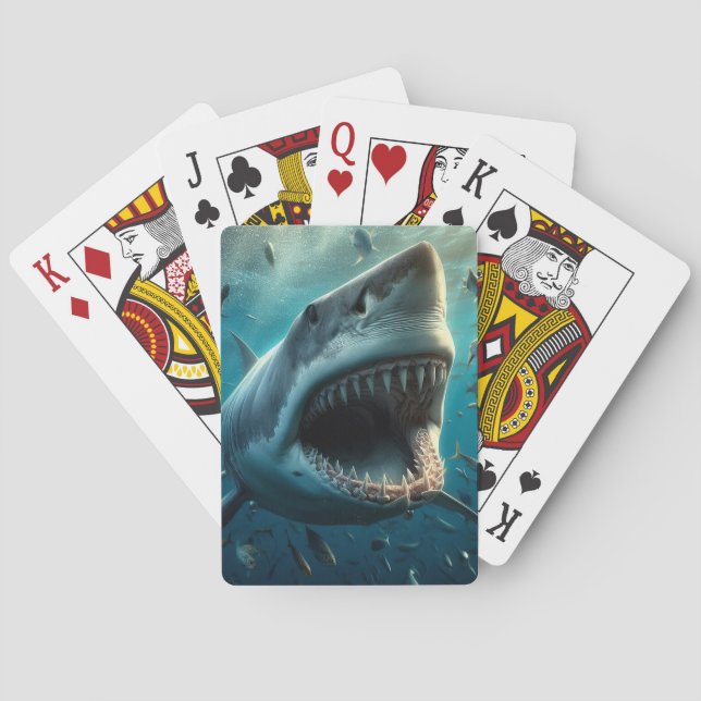 BARAJA DE CARTAS TARJETAS DE JUEGO DE KILLER SHARK (Reverso)