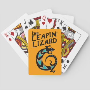 Baraja De Cartas Tarjetas de juego de lagarto genial